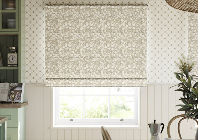Plum Sketch, Cashmere - Twist&Fit Roman Blind - Image 3